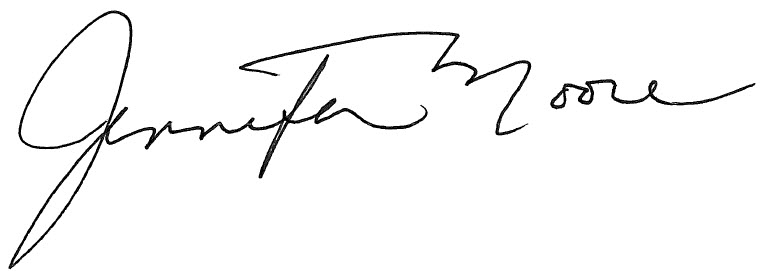 Jennifer Moore signature